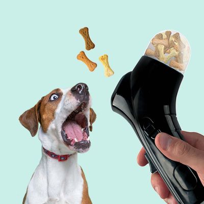 Lanzador de snacks para perros