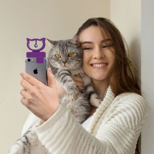 Accesorio para selfis con gatos