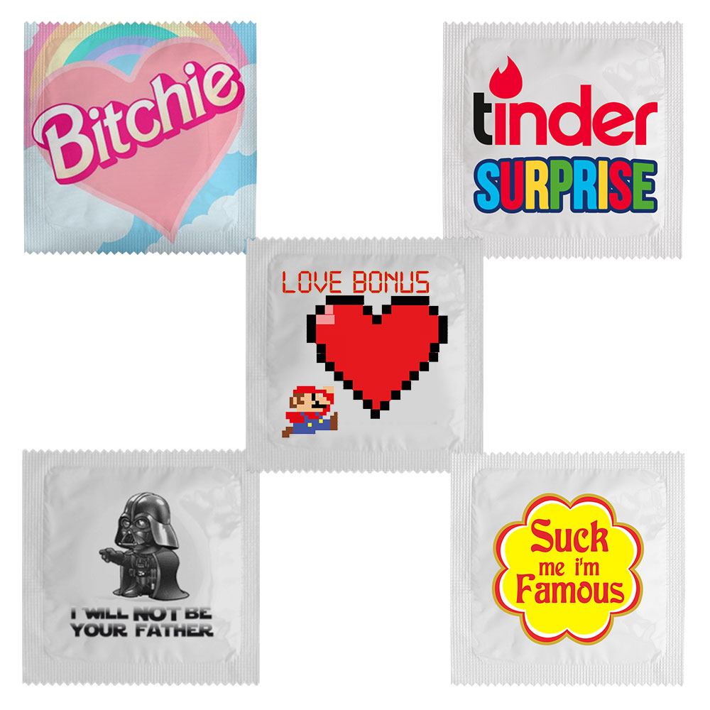 Set de condones divertidos