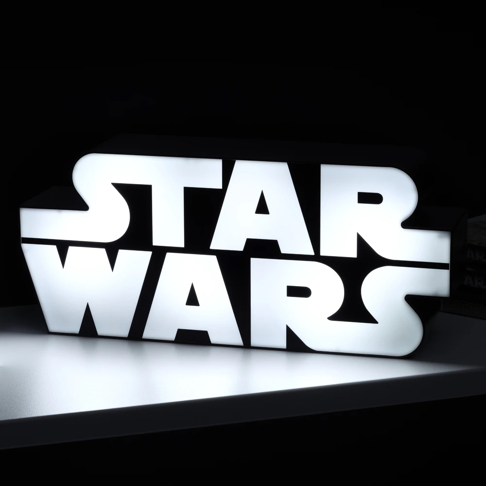 Lámpara de mesa y de pared con el logotipo de Star Wars