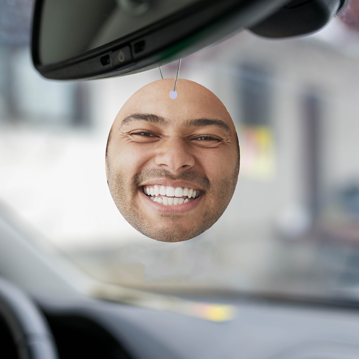 Ambientador de coche personalizado con cara